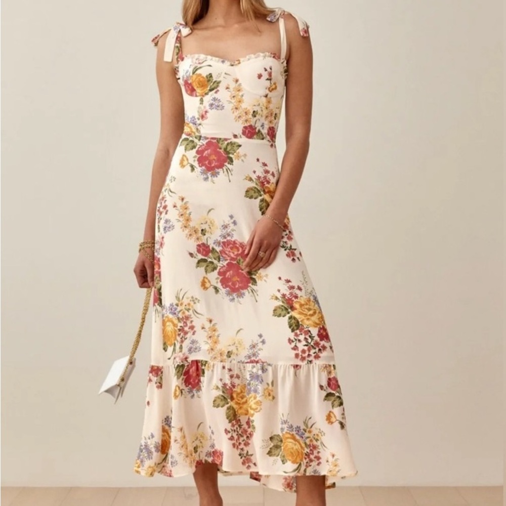 Reformation Nikita Cream Floral